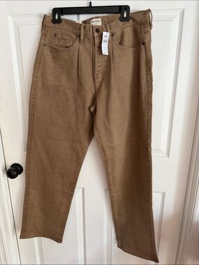 Todd Snyder Brown Casual Relaxed Fit Jeans Sz 32/32.  NWT